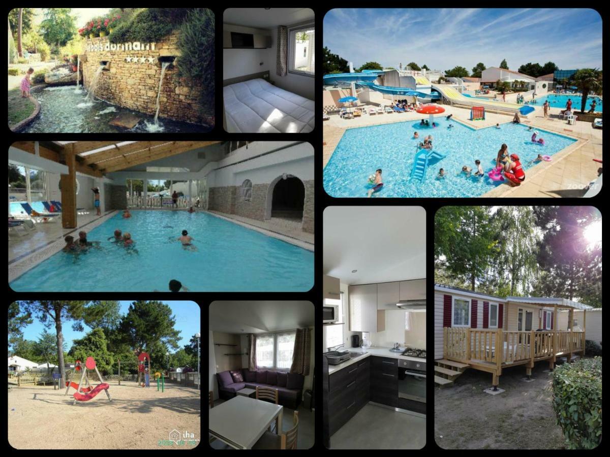 Mobil-Home 4 6 Personnes 2 Chambres Camping Le Bois Dormant แซ็งต์-ฌอง-เดอ-มองต์ ภายนอก รูปภาพ